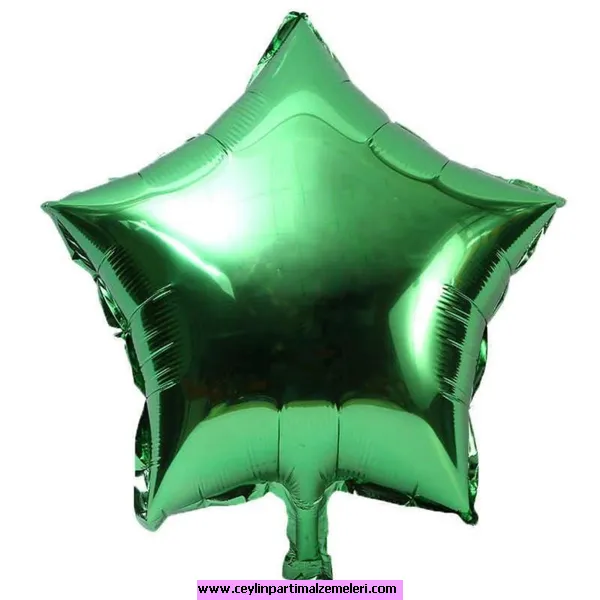 Yeşil Yıldız Folyo Balon